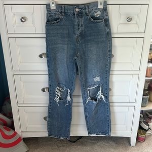 PacSun High Waisted Ripped Jeans